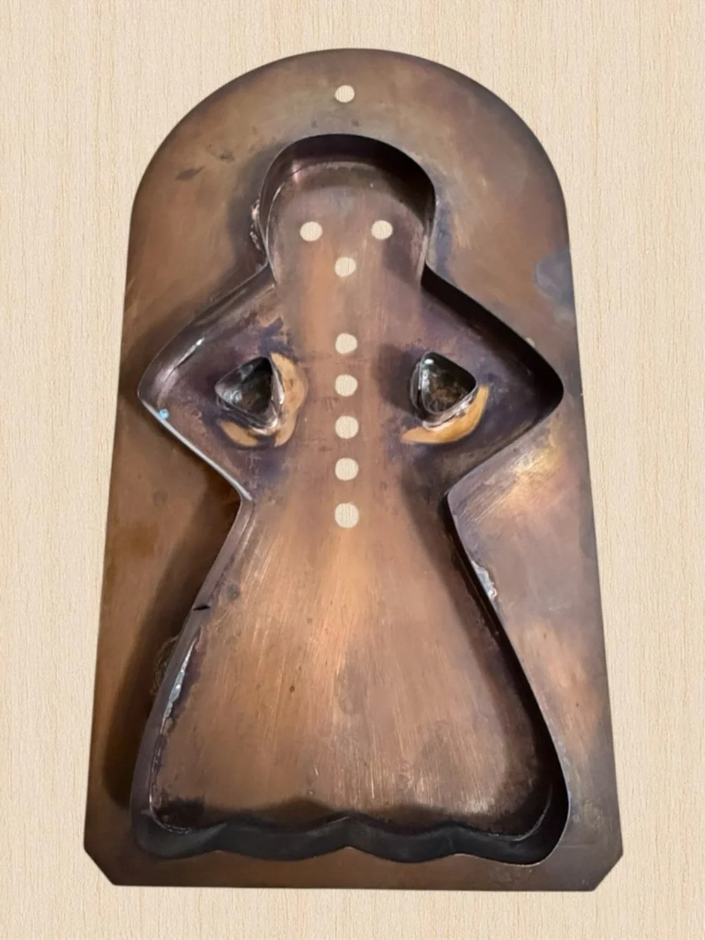Vintage Copper Gingerbread Man & Woman Cookie Cutters